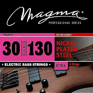 Encordoamento para Baixo 6 Cordas Magma Nickel Plated .030