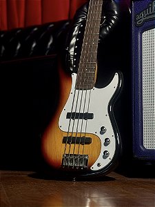 Baixo 5 Cordas SX VTG Series SPB62+/53TS 3 Tone Sunburst