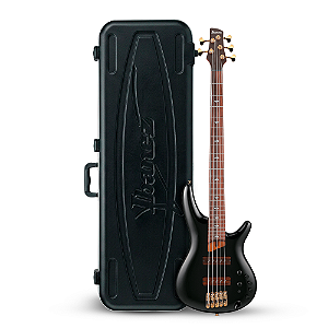 Baixo 5 Cordas Ativo Ibanez Prestige SR3505 Black Japonês