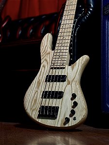 Baixo 5 Cordas Camazon Custom Emperor Natural