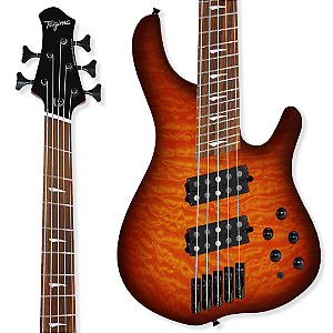 Baixo 5 Cordas Tagima Rupture Mdouble 5 UQ Fire Burst