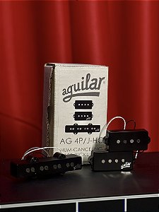Set de Captador para Baixo 4 Cordas Aguilar AG 4PJ-HC Hum-Cancelling