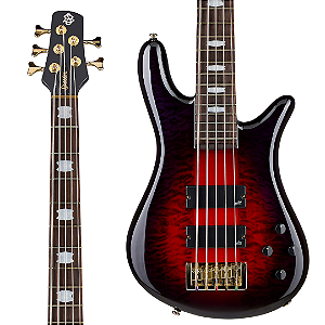 Baixo 5 Cordas Ativo Spector Icon NS-5 Neck Through Purple Cherry