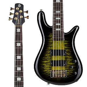 Baixo 5 Cordas Ativo Spector Icon NS-5 Neck Through Haunted Moss