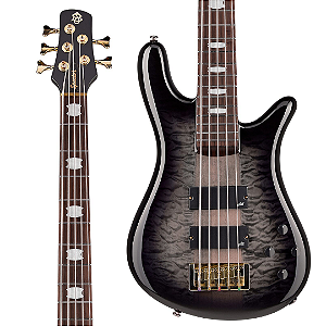 Baixo 5 Cordas Ativo Spector Icon NS-5 Neck Through Black Stain