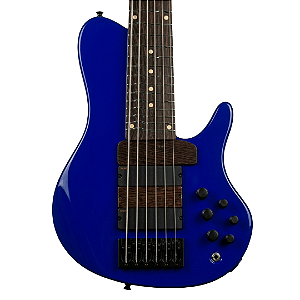 Baixo 6 Cordas Mattisson Bass HL-6 True Temperament Henrik Linder Gloss Blue