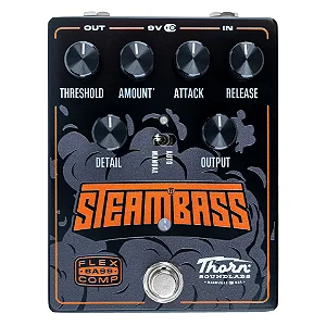 Pedal de Efeito para Baixo Thorn Soundlabs STEAMBASS Flexible Bass Compressor