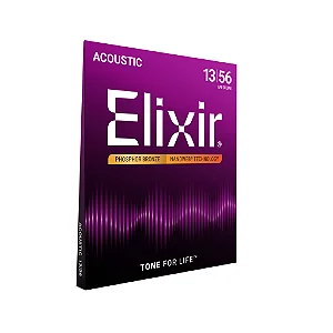 Encordoamento para Violão Aço Elixir Nanoweb Phosphor Bronze .013