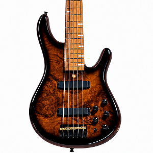 Baixo 5 Cordas Ativo Tagima Millenium Top 5 UQ Walnut Burl
