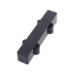 Capa Cover Para Captador De Baixo Jazz Bass 5 Cordas Ponte Preto