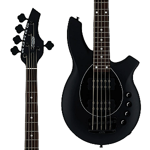 Baixo 5 Cordas Ativo Sterling Music Man Bongo Stealth Black