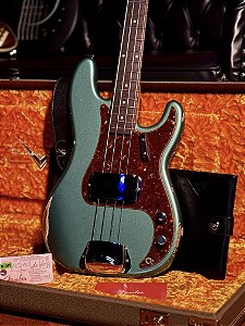 Baixo 4 Cordas Fender Custom Shop B1 1961 Precision Bass Relic Aged Sherwood Green