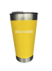Copo Térmico Personalizado | Amarelo