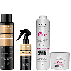 Combo Profissional Slim e Hydra Glow 4 Passos