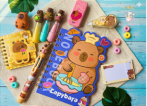 Kit Capivara - Papelaria Divertida