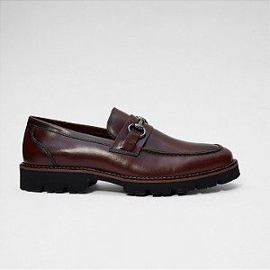 Sapato Masculino Solado Tratorado Marrom