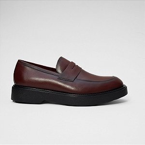 Sapato Loafer Marrom Solado Alto Valencia