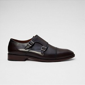 Sapato Masculino Monk Strap Clássico