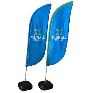 Kit de windbanner completo + tecido