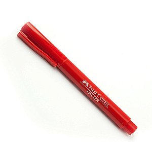 CANETA FINE PEN VERMELHO CARMIM