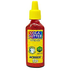 COLA GLITTER 23G / -COR VERMELHO