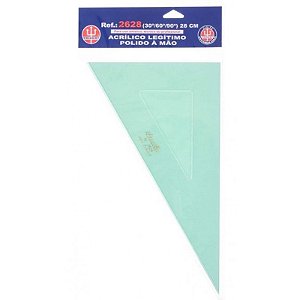 ESQUADRO ACRIL. 2M/M S/ GRAV. 60° 28CM