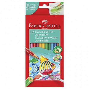 ECOLAPIS DE COR AQUARELAVEL 12 CORES