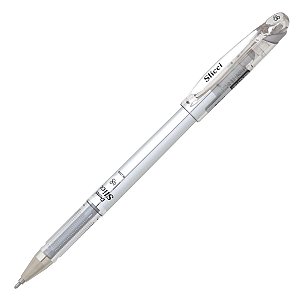 CANETA GEL SLICCI SILVER 0,8MM PENTEL