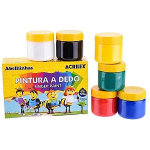 PINTURA A DEDO 30ML - 6 CORES
