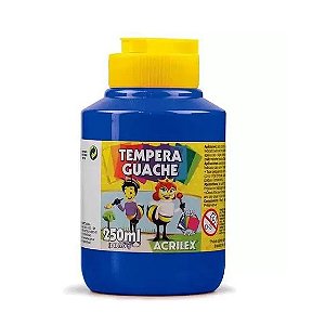 TEMPERA GUACHE 250ML AZUL TURQUESA