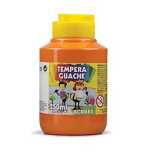 TEMPERA GUACHE 250ML LARANJA