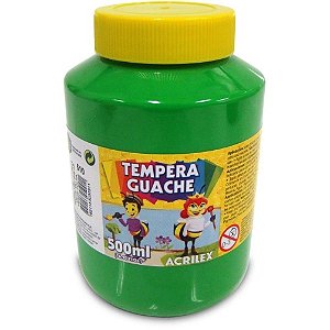 TEMPERA GUACHE 500ML VERDE FOLHA