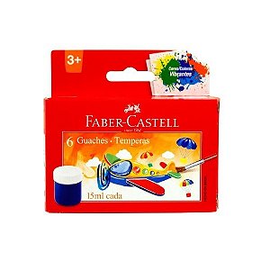 GUACHE 15ML - 6 CORES