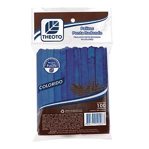 PALITO SORVETE KV THEOTO C/ 100 AZUL