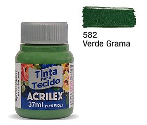 TINTA TECIDO FOSCA/37ML VERDE GRAMA