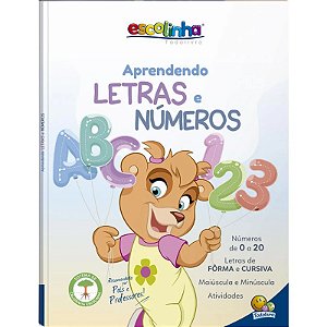ESCOLINHA APRENDENDO LETRAS E NUMEROS