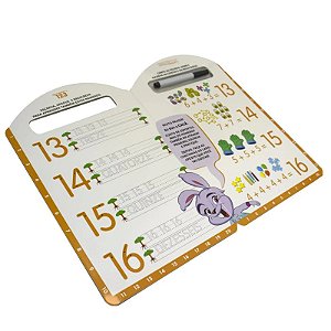 ESCOLINHA ESCREVA E APAGUE:123