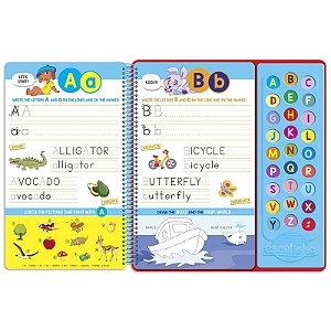 ESCOLINHA ESCUTE E APRENDA!ESCREVA APAGUE-ABC C/SONS