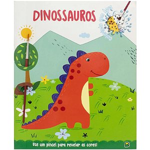 COLORINDO COM AGUA:DINOSSAUROS