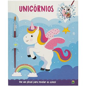 COLORINDO COM AGUA:UNICORNIO