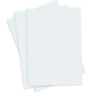 PAPEL ALMAÇO QUADRICULADO