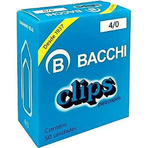 CLIPS GALV. BACCHI 4/0 C/ 50