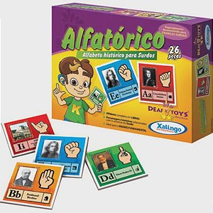 JOGO ALFATORICO ALFABETO HISTORICO P/SURDOS