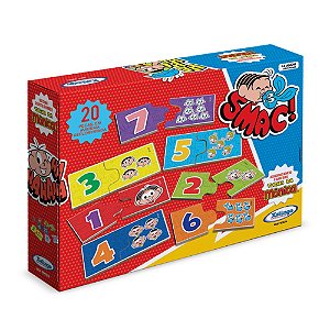 ASSOCIANDO NUMERO A QUANTIDADE TURMA DA MONICA