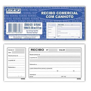 RECIBO COM. BCO C/CANHOTO 50FLS 6328-9 S.D(E)