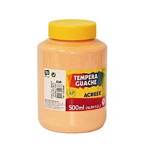TEMPERA GUACHE 500ML AMARELO PELE