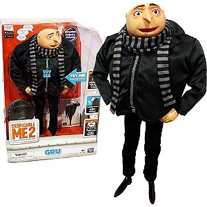 BONECO DE PLASTICO A PILHA GRU MALVADO FAVORITO 4PC FIIIV