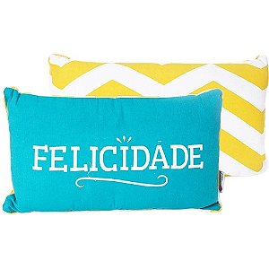 ALMOFADA DESEJOS LONGA - FELICIDADE