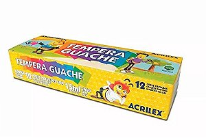 TEMPERA GUACHE/15ML 12 CORES