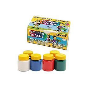TEMPERA GUACHE/15ML 6 CORES